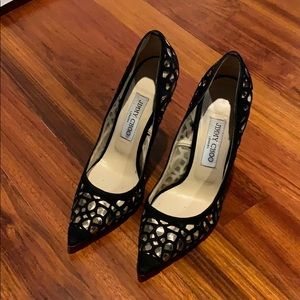 Jimmy Choo Abel Laser Cut Pumps